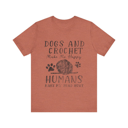 Dogs and Crochet T-Shirt