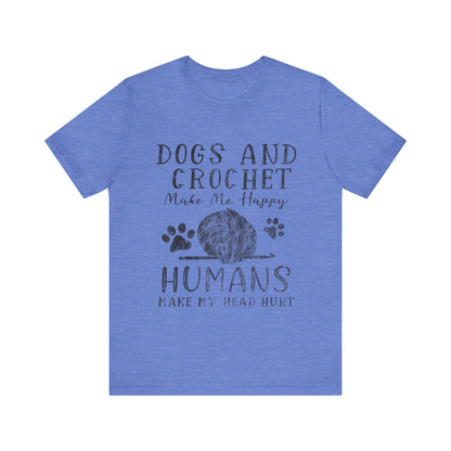 Dogs and Crochet T-Shirt