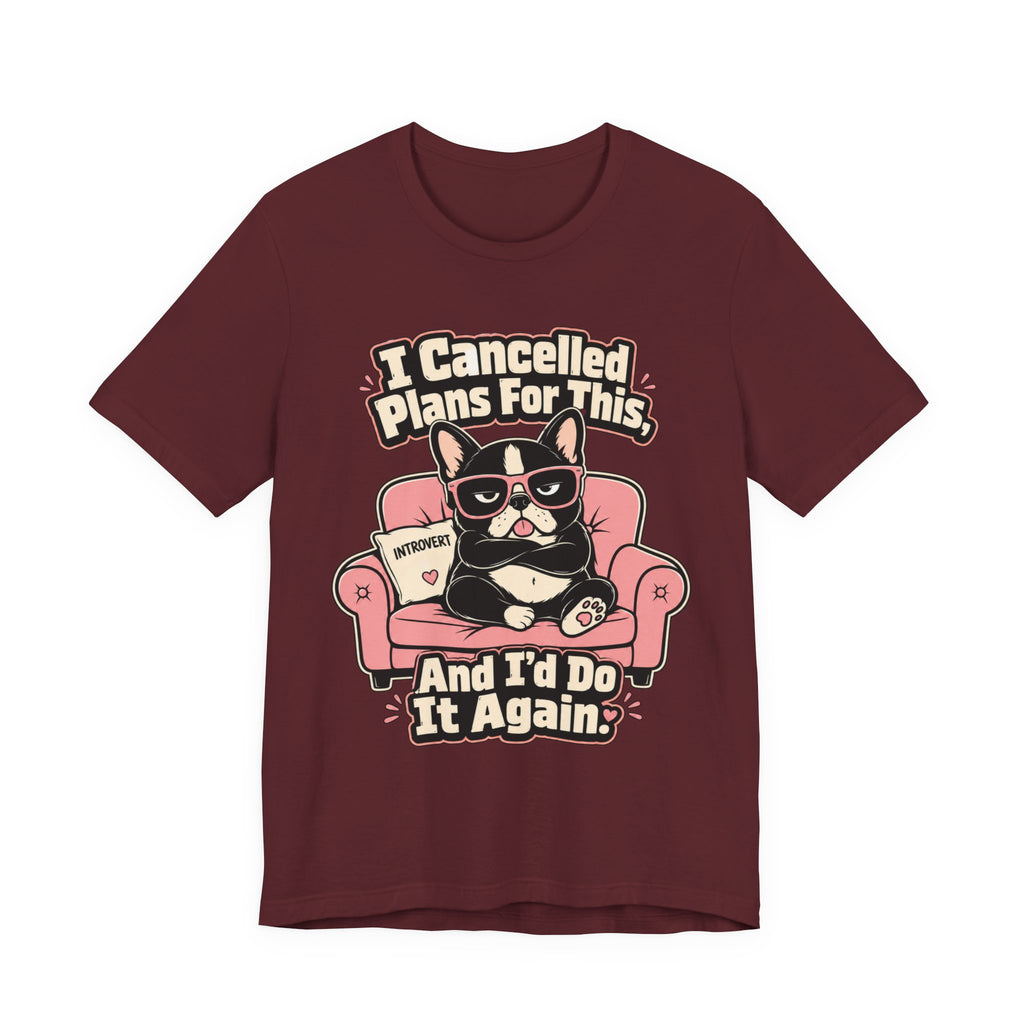 I Cancelled Plans T-Shirt