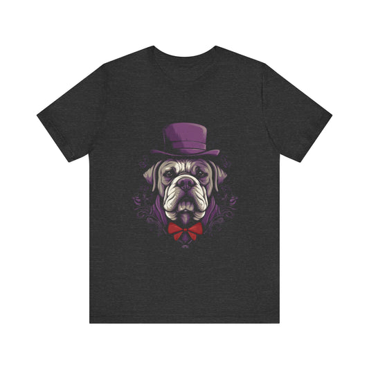 Top Hat Bulldog T-Shirt