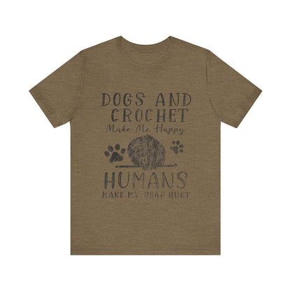 Dogs and Crochet T-Shirt