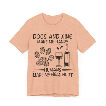 Dogs and Wine T-Shirt