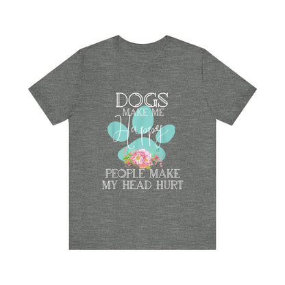 Dogs and Flowers T-Shirt