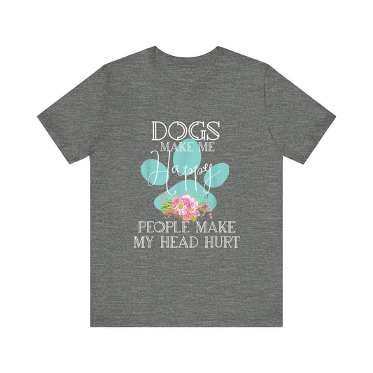 Dogs and Flowers T-Shirt