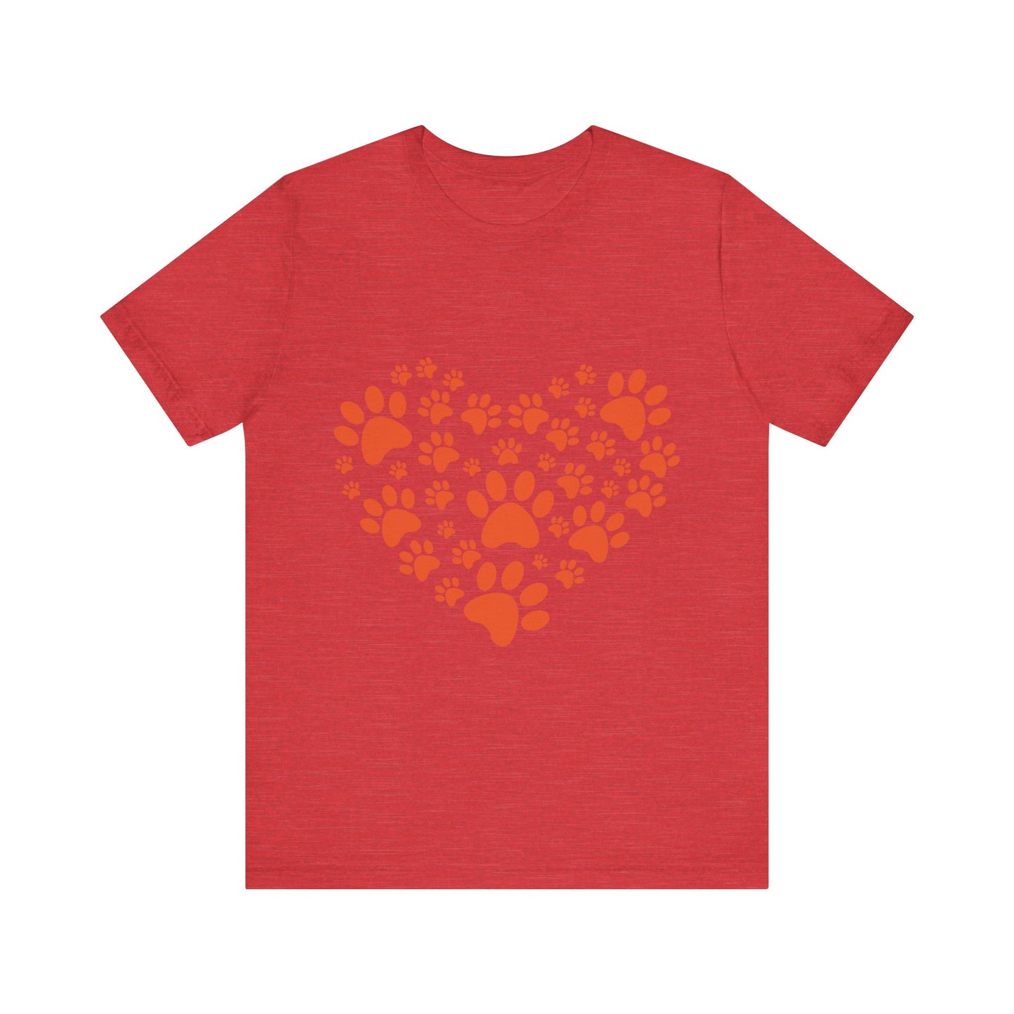 Paw Print Heart T-Shirt