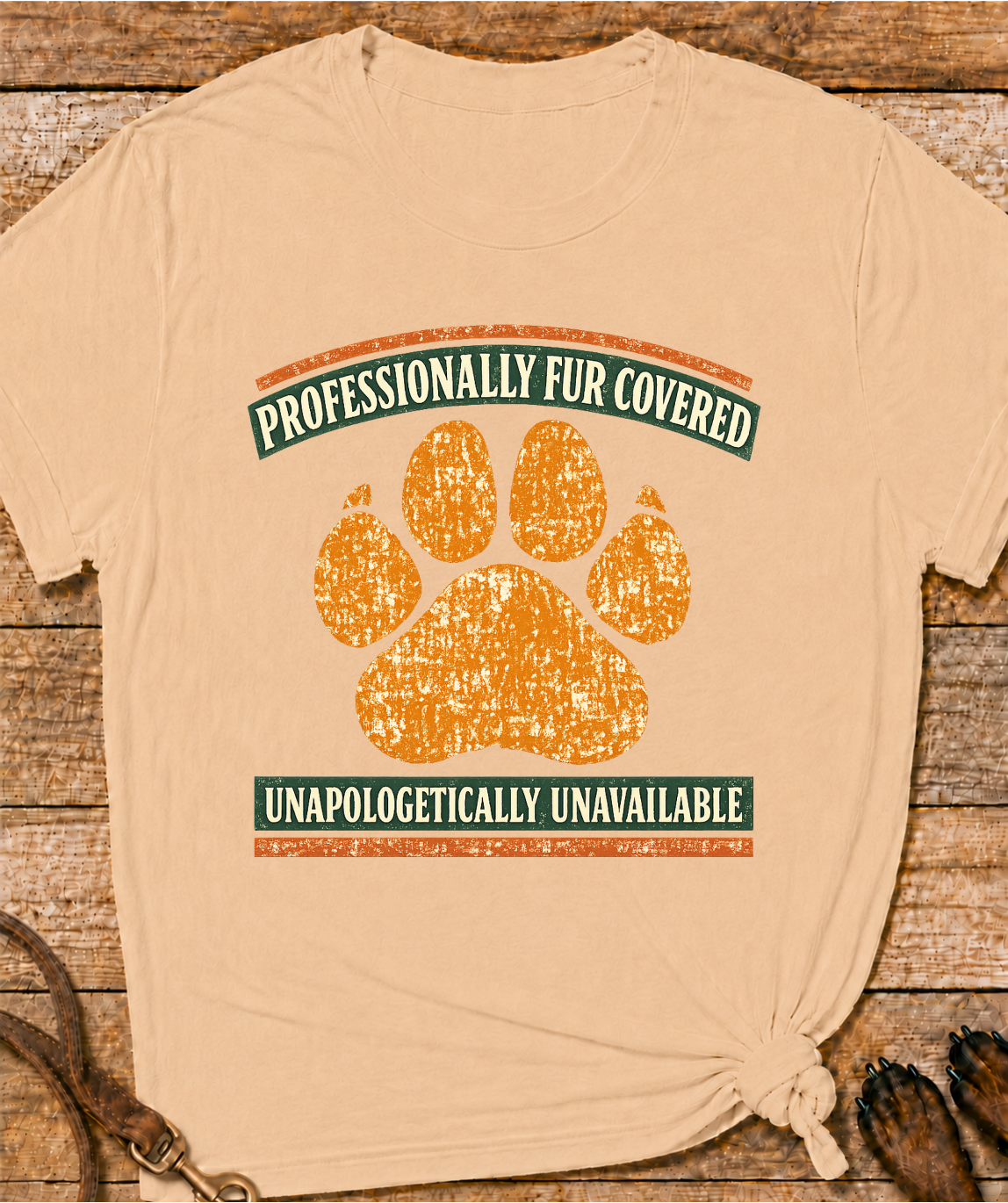Professionally Fur Covered T-Shirt