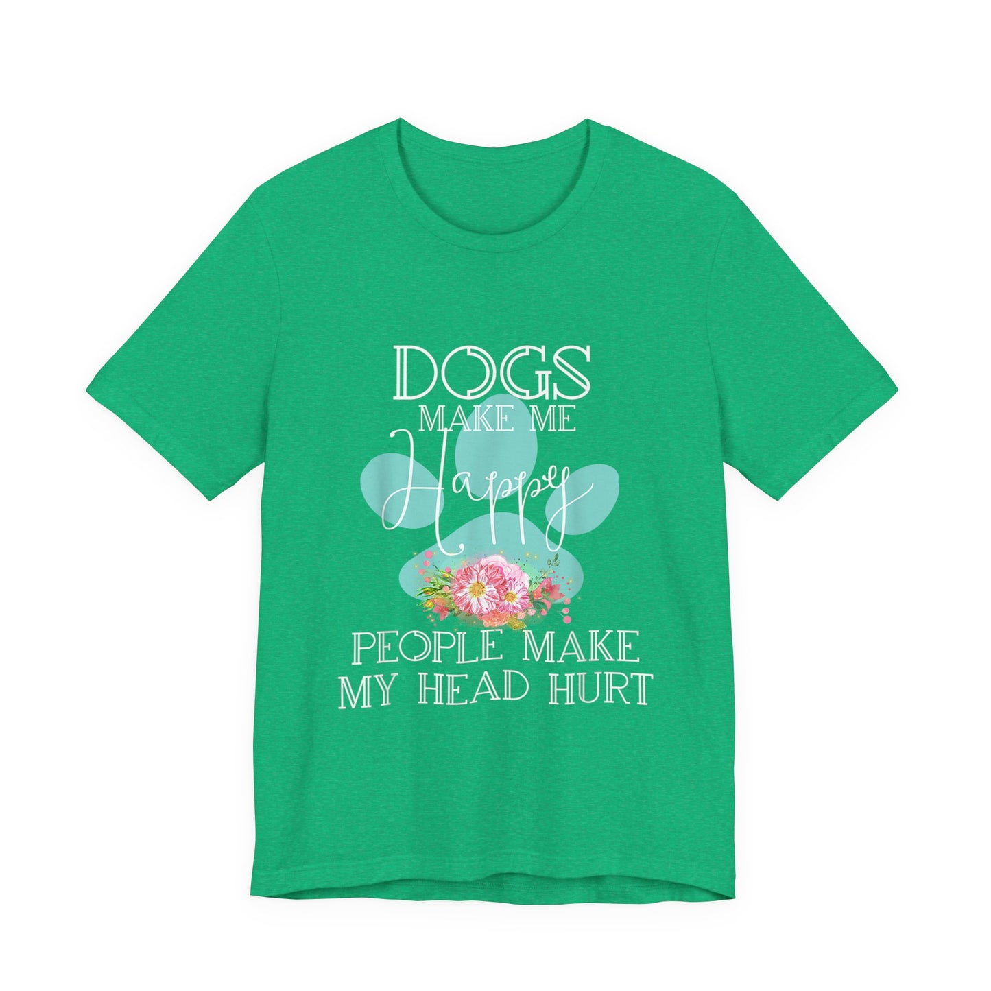 Dogs and Flowers T-Shirt
