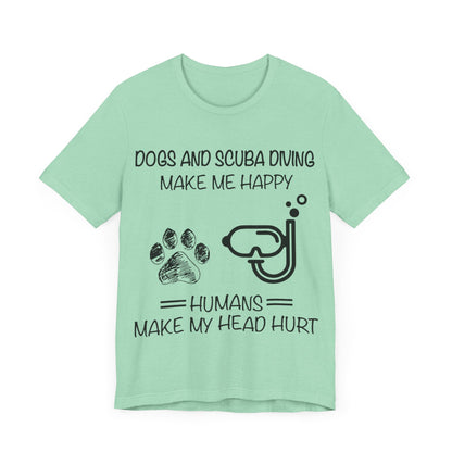 Dogs and Scuba Diving T-Shirt