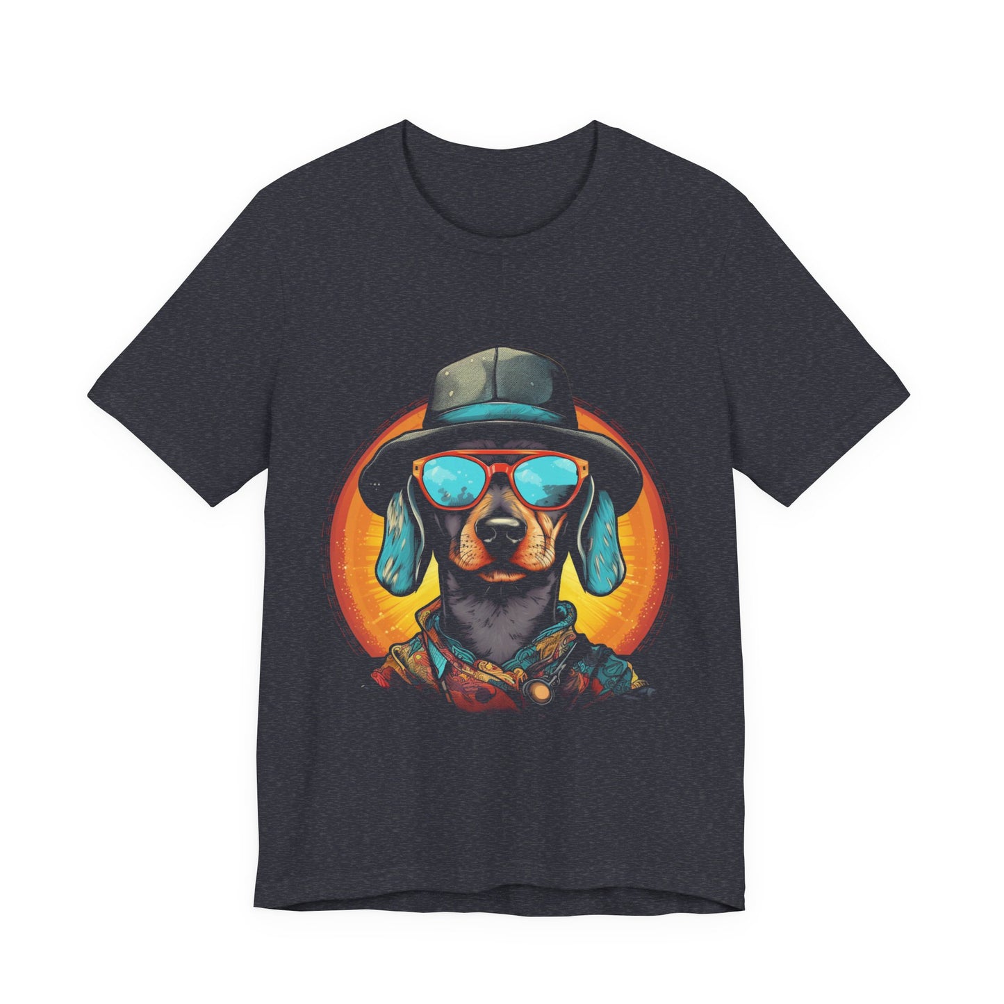 Gangster Hound Blue T-Shirt
