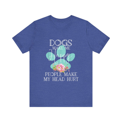 Dogs and Flowers T-Shirt