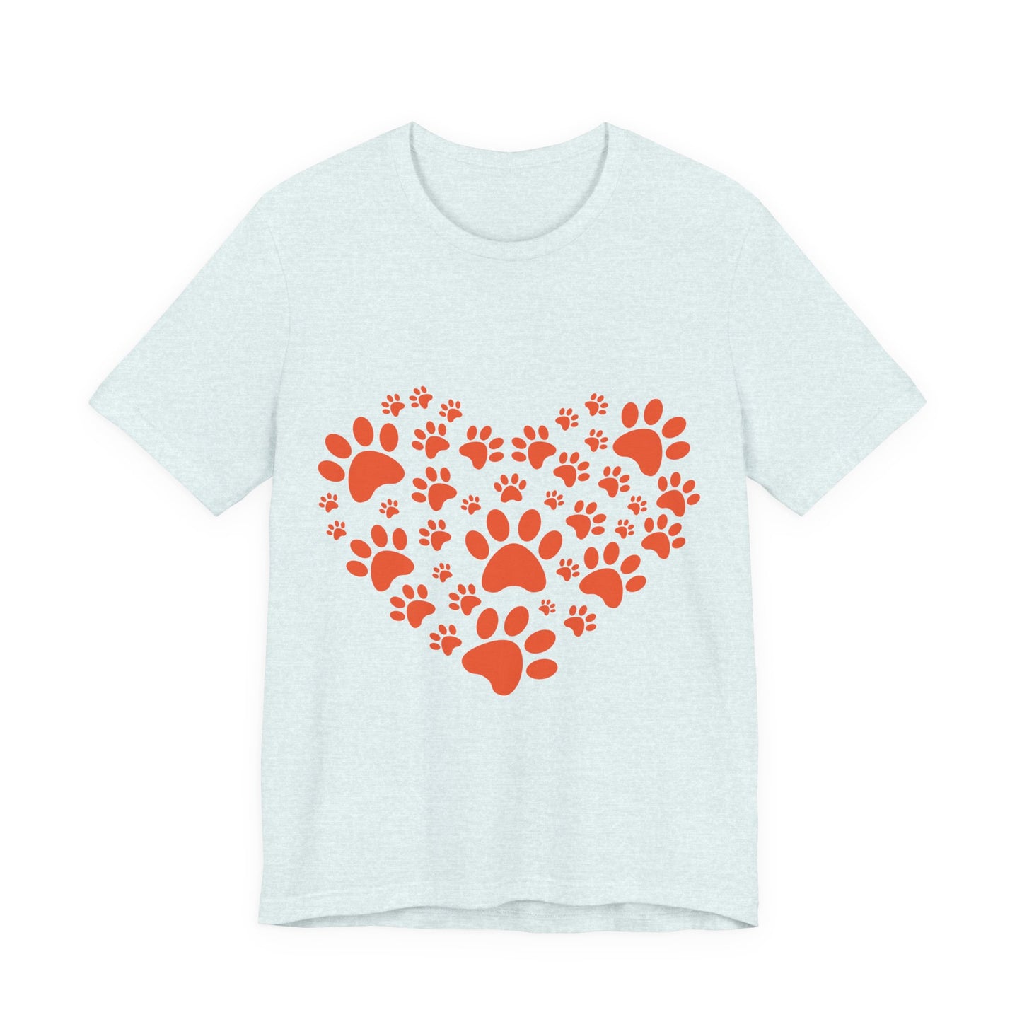 Paw Print Heart T-Shirt