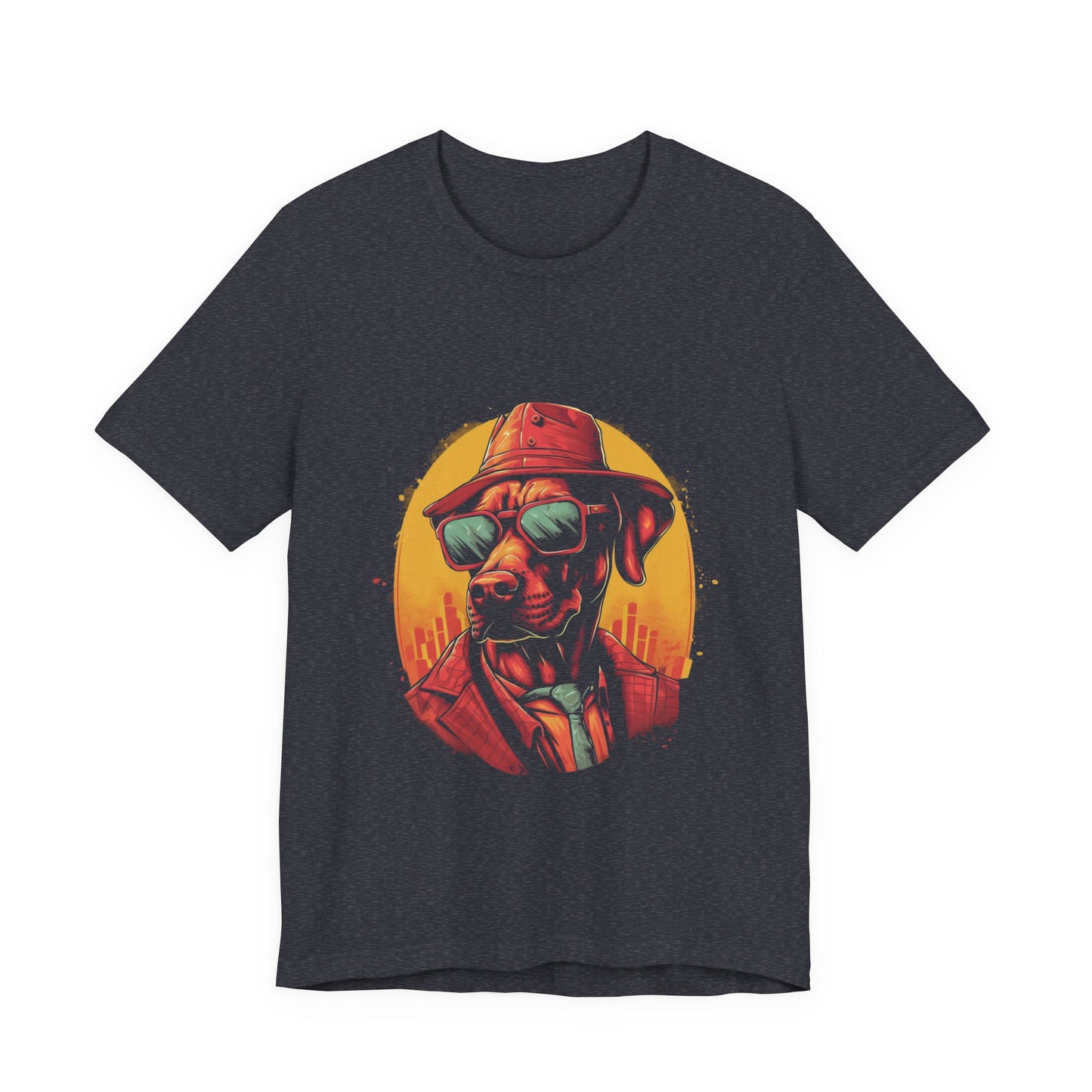 Gangster Hound Orange T-Shirt