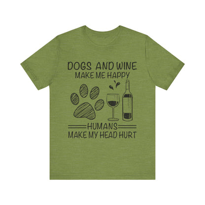 Dogs and Wine T-Shirt