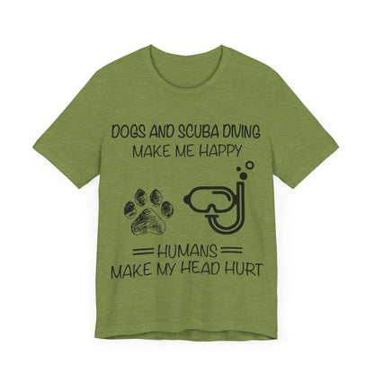 Dogs and Scuba Diving T-Shirt