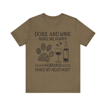 Dogs and Wine T-Shirt