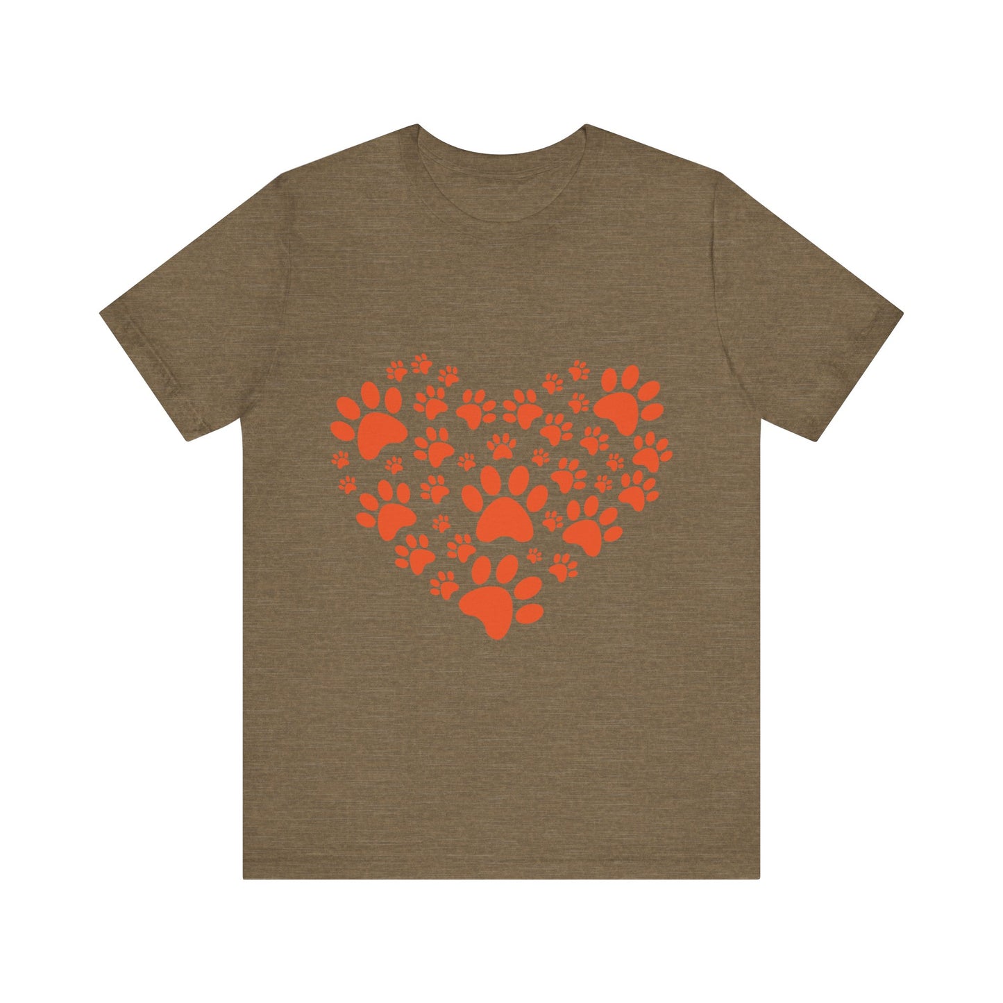Paw Print Heart T-Shirt