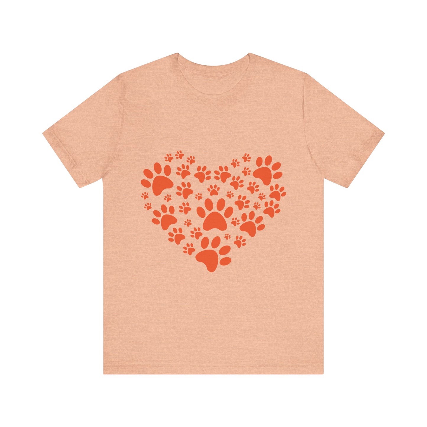 Paw Print Heart T-Shirt