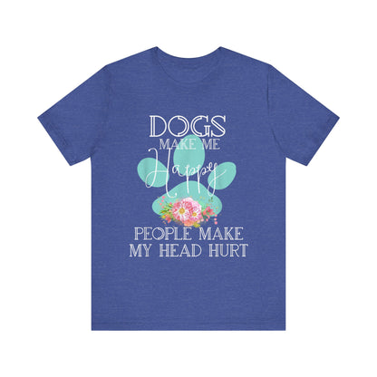 Dogs and Flowers T-Shirt