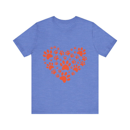 Paw Print Heart T-Shirt