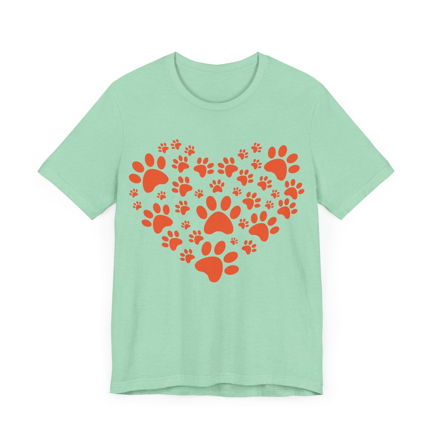 Paw Print Heart T-Shirt