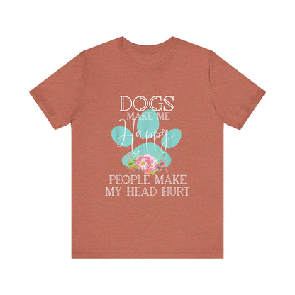 Dogs and Flowers T-Shirt