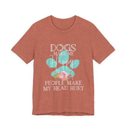 Dogs and Flowers T-Shirt