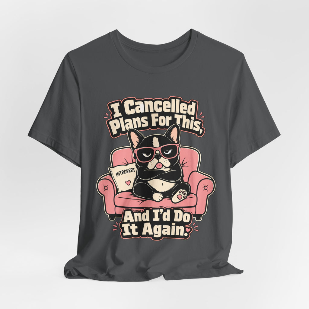 I Cancelled Plans T-Shirt